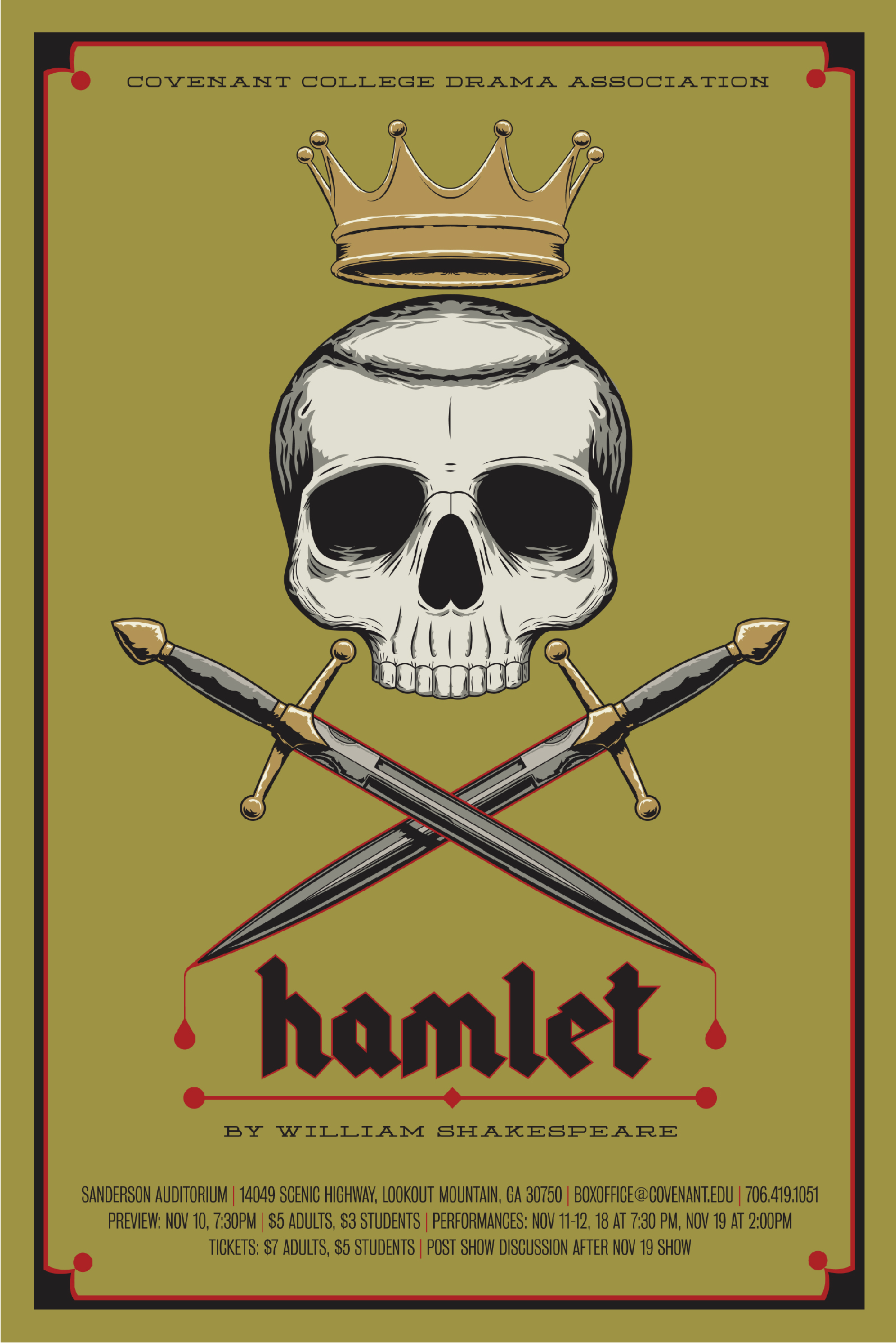 Hamlet Poster Images_Full Image – Greg Van Dyke Art and Design